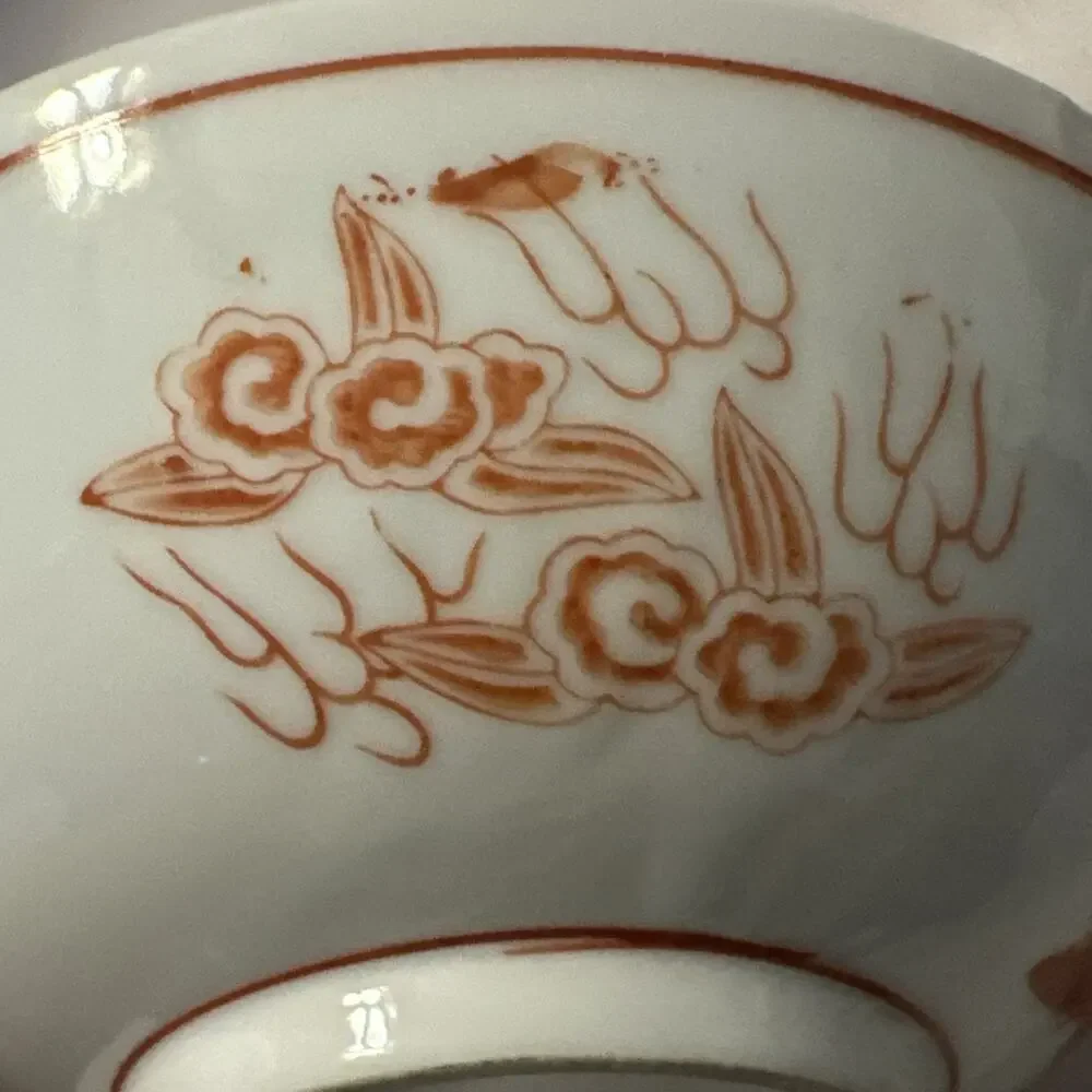 Vintage‎ Asian Dragon Motif #50 Bowl 7.50” Diameter X 2.75”Deep Made In Japan
